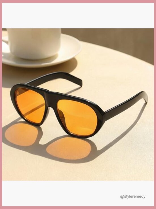 Retro Aviator Sunglasses with Metal Frame, UV400 Protection, Lightweight main image 7